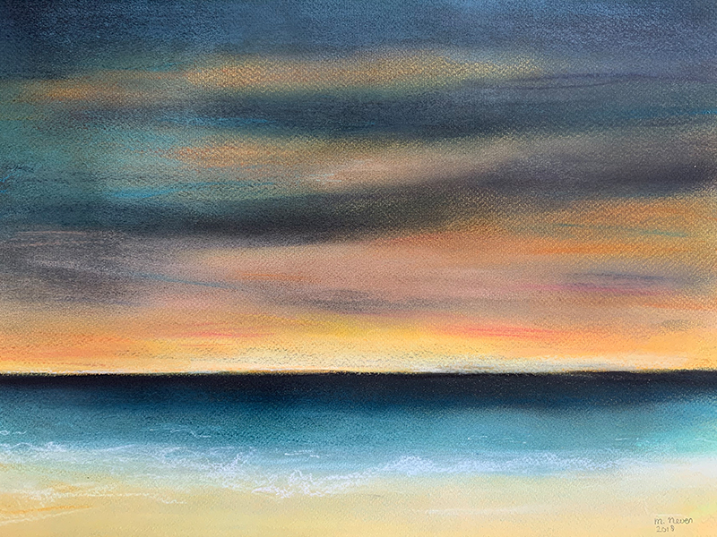 Sea at sunset