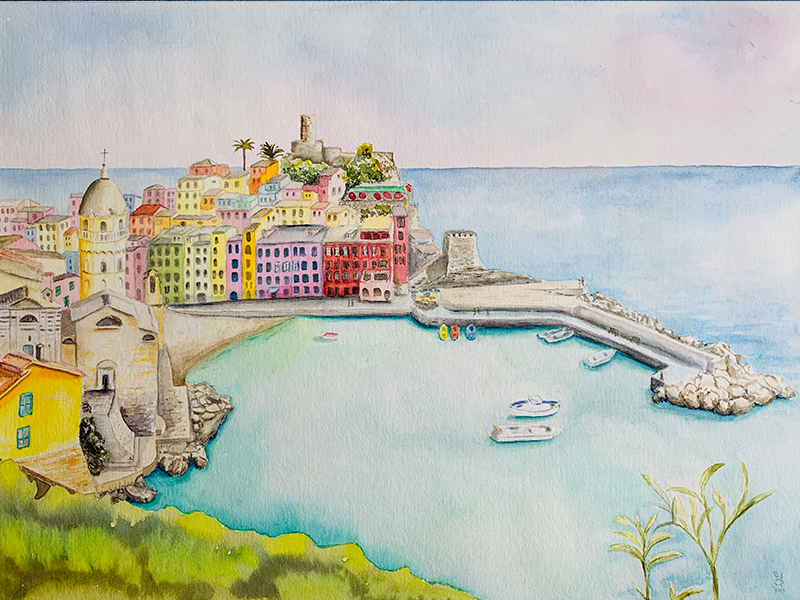 Inspired by Vernazza, Italy