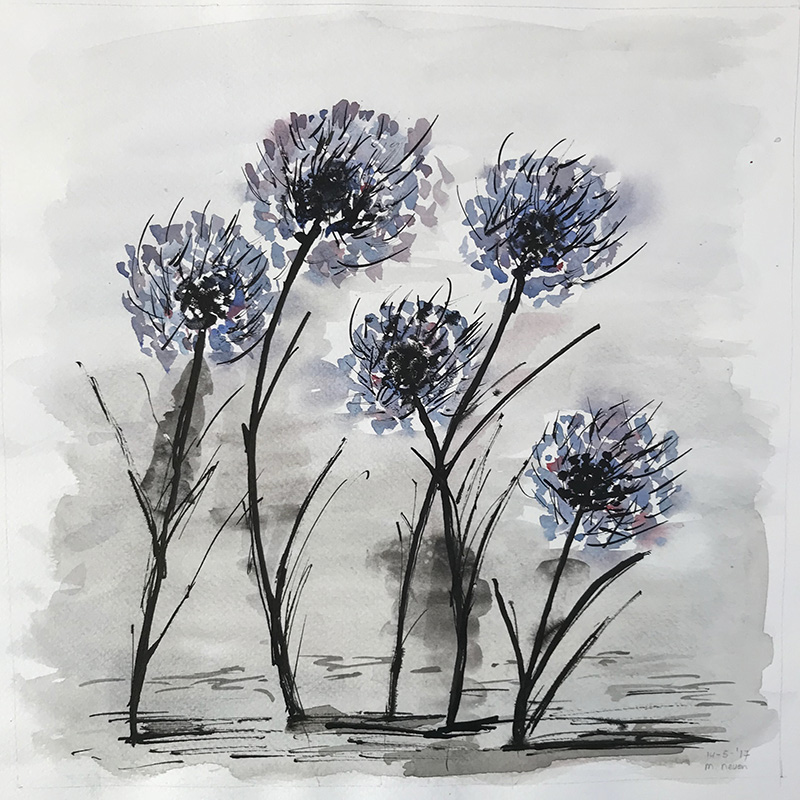 Flowers in fall